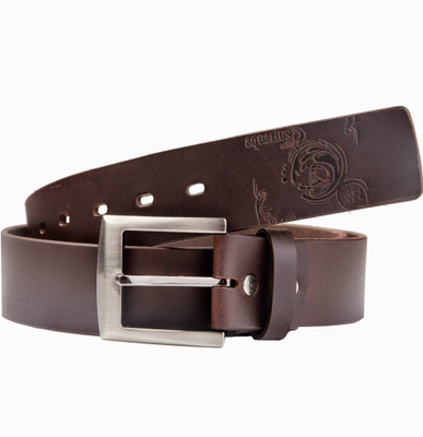 

99Cells Men Casual Brown Genuine Leather Belt