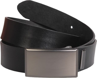 

French Connection Men Formal Black Genuine Leather Belt