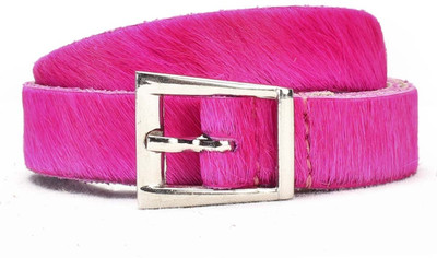 

Brune Girls Evening, Party Pink Genuine Leather Belt, Pink-06