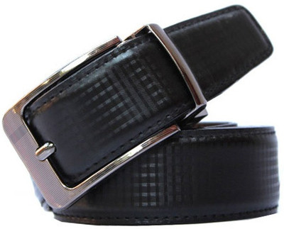 

Bacchus Men Formal Black Artificial Leather Reversible Belt