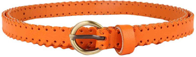 

Lino Perros Women Casual Orange Artificial Leather Belt, O002