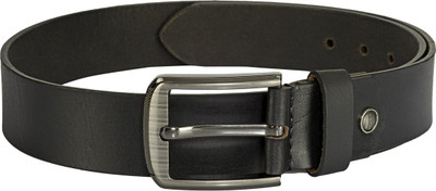 

TKWD Leathers Men Casual Black Genuine Leather Belt