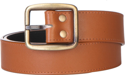 

Royal County Of Berkshire Polo Club Men Casual Tan Texas Leatherite Belt, Tan-01