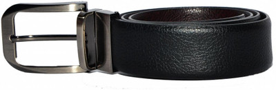 

Dennison Men Formal Black, Brown Genuine Leather Reversible Belt, Blackbrown-001