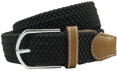 

The Tie Hub Men Casual Black Synthetic Belt