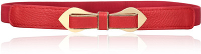 

Calvino Girls Casual, Evening/Party Red Artificial Leather Belt