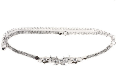 

Tiekart Women Casual Silver Metal Belt