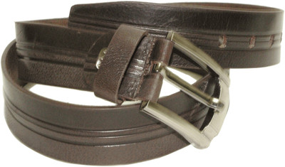 

Alarafaat Men Casual Brown Genuine Leather Belt