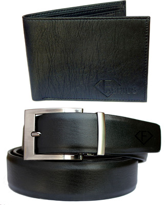 

Fashius Men Black Artificial Leather Belt, Black-01
