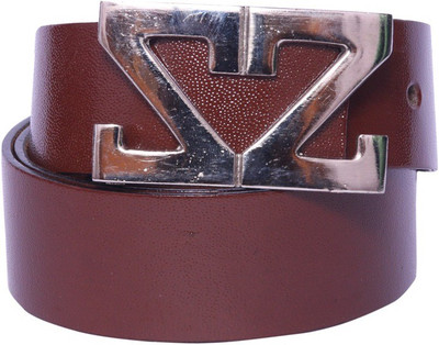 OODI Men Brown Artificial Leather Belt
