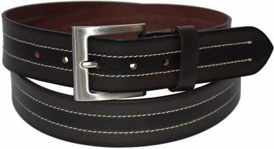 

Pellezzari Men Casual Brown Genuine Leather Belt