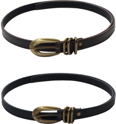 

Skyways Women Casual Black, Brown Artificial Leather Belt
