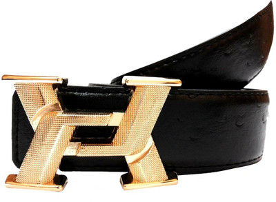 

Mode Boys Casual, Formal Black Genuine Leather Belt, Black-144