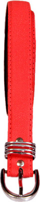 

Swan Collection Girls Casual, Formal Pink Artificial Leather Belt, 03pn