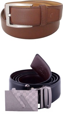 

SFA Men Formal Black Artificial Leather Reversible Belt