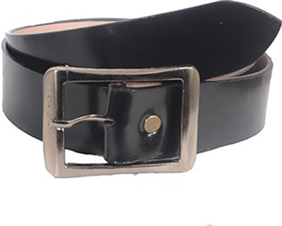 

Aam Shopping Men Casual Black Genuine Leather Belt