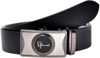 

Hawai Men Casual, Formal Black Genuine Leather Belt