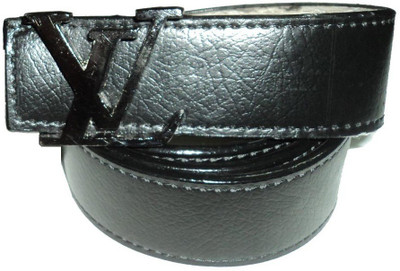 

Mode Boys Casual, Formal Black Genuine Leather Belt, Black-74