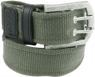 

Hidedge Men Casual Green Artificial Leather Belt