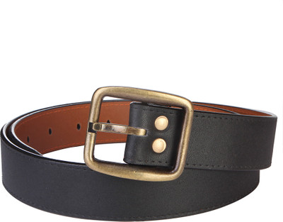 

Royal County Of Berkshire Polo Club Men Casual Black Texas Leatherite Belt, Black-02