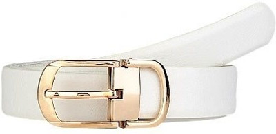

Lino Perros Women Casual White Artificial Leather Belt