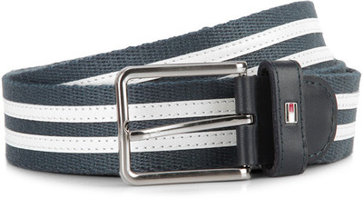 

Tommy Hilfiger Men White, Blue Belt, Navy+white