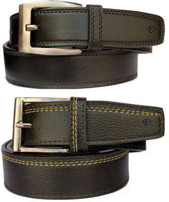 

Fashius Men Black Artificial Leather Belt, Black-01