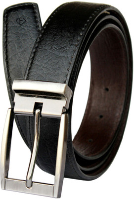 

Fashius Men Black Artificial Leather Belt, Black-01
