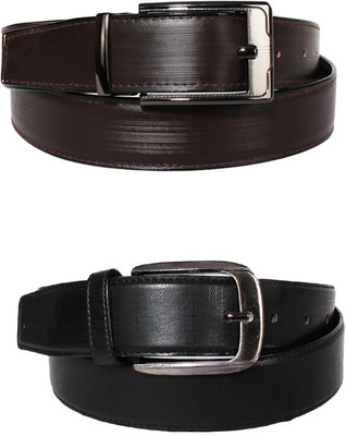 

Lenin Men Casual Black Genuine Leather Belt