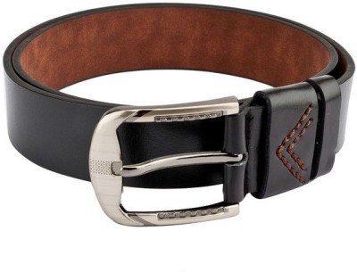 

Swiss Design Men Casual Black Genuine Leather Belt