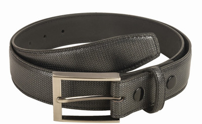 

Pacific Gold Men Formal Black Artificial Leather Belt