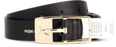 

Puma Women Black Belt, Black;gold