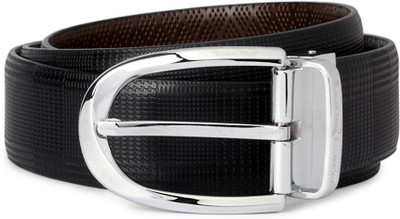 

Louis Philippe Men Black Genuine Leather Belt