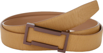 

Alvaro Men Casual Beige Genuine Leather Belt