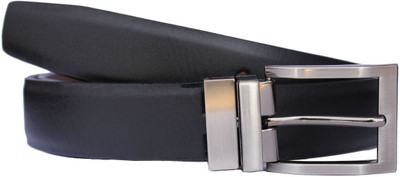 

Discover Fashion Men Black Genuine Leather Belt, Black-1
