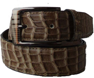 

Klaska Men Casual Green Genuine Leather Belt