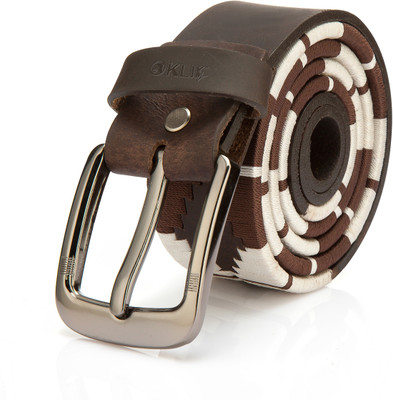 

KLIK2 Men Casual Brown Genuine Leather Belt