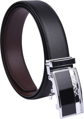 

BW Men Formal Black Genuine Leather Reversible Belt