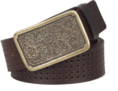 

Creative India Exports Men Casual, Party, Formal Brown Genuine Leather Belt