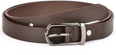 

Buckle Up Women Formal Brown Artificial Leather Belt