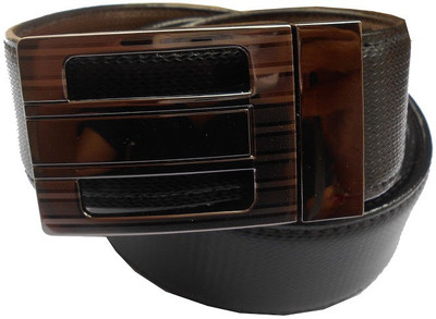 

B.S.Chadha Group Men Casual Black Synthetic Reversible Belt