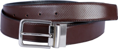 

Hardys Men Brown Genuine Leather Reversible Belt