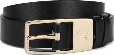 

Puma Women Black Belt, Black;gold