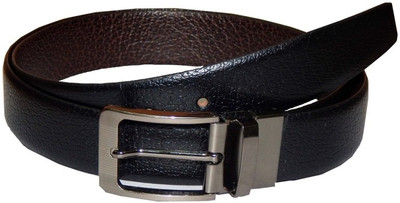 

OODI Men Black Genuine Leather Belt