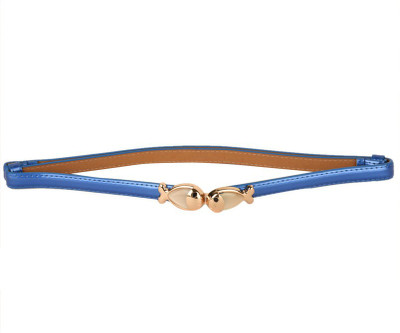 

Tiekart Women Casual Blue Metal Belt