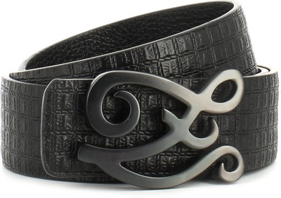 

Swiss Design Men Black Genuine Leather Belt