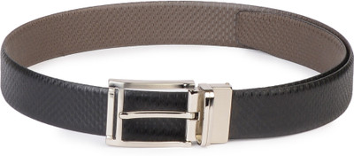 

Buckle Up Men Black Genuine Leather Belt