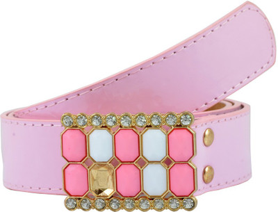

Antiformal Women Party, Casual Pink Artificial Leather Belt