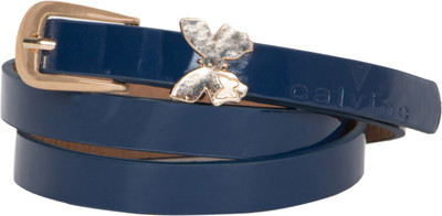 

Calvino Women Casual, Formal Blue Artificial Leather Belt