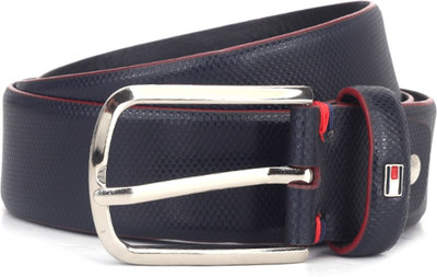 

Tommy Hilfiger Men Casual Blue Genuine Leather Belt, Navy/red